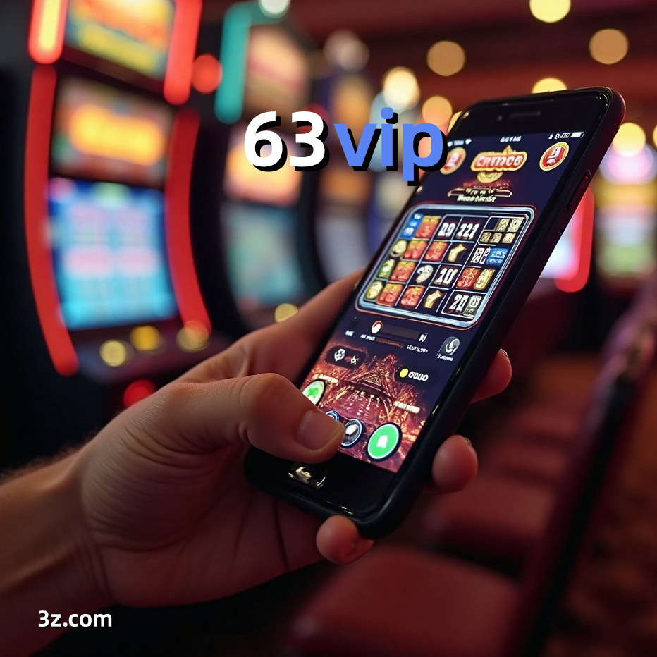 Imagem promocional da 63vip mostrando a plataforma e suas vantagens